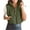 Army green, variant on Women Corduroy Lightweight Sleeveless Padded Coat Zip Up Cropped Puffer Vest
