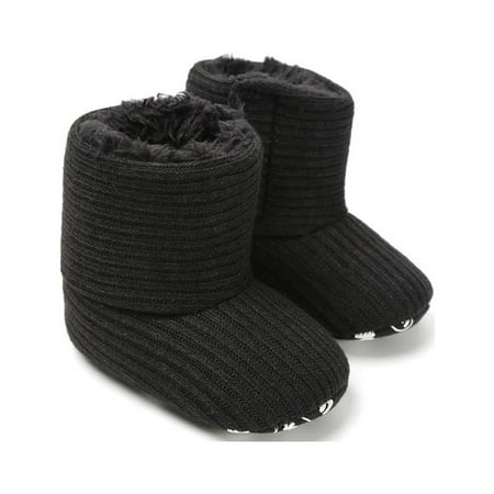 

Infant Baby Boots Boys Girls Cozy Fleece Snow Boots Winter Baby Girl Shoes Warm Baby Crib Shoes for Newborn Toddlers