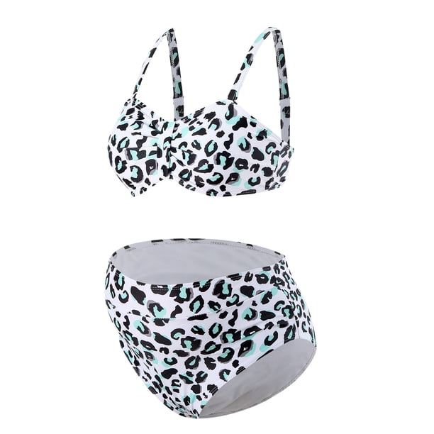 WILLBEST Traje De Baño Para Mujer, Maternidad, Estampado Floral, Cuello En V, Tankini, Top Fluido Y Pantalones Cortos, Conjunto De Camiseta Sin Mangas Y Pantalones Cortos, Traje De Baño