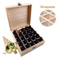 thumbnail image 3 of Caja De Almacenamiento De Aceite Esencial, Caja Organizadora De Madera De 25 Rejillas Para Mujeres, Contenedor Organizador De Dormitorio Para El Hogar Para Maquillaje Yuarrent HA023817-00, 3 of 7