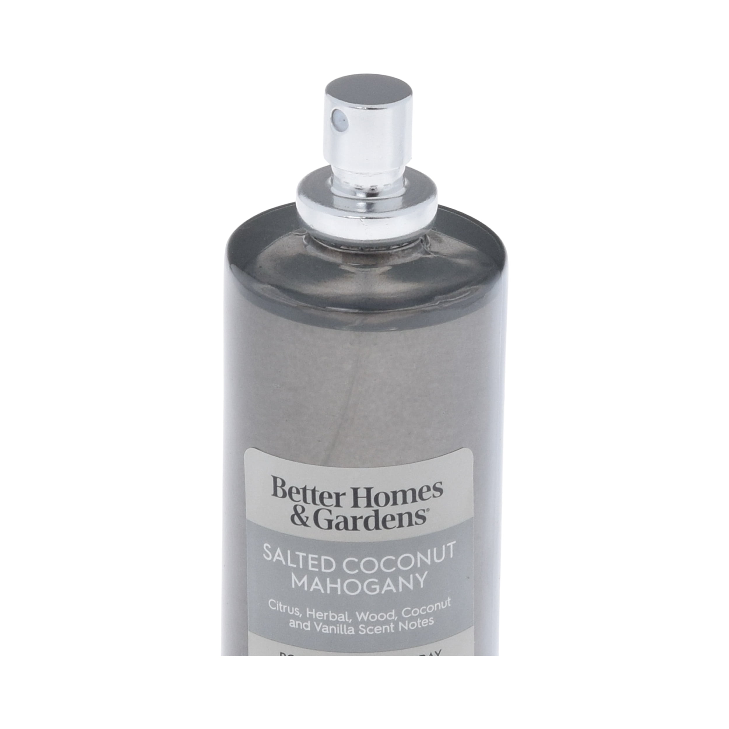 Better Homes and Gardens Salted Coconut and Mahogany Scented Room and Linen Spray 3.38 Fl Oz (100mL).