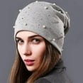 thumbnail image 1 of Beanie Yinane Slouchy Beanie Negro, 1 of 5