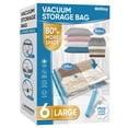 thumbnail image 1 of Bolsas de almacenamiento al vacío MattEasy Space Saver, paquete de 6 con bomba, 1 of 7