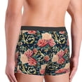 thumbnail image 3 of Uemuo Rose Flowers Pattern Men's Boxer Briefs,Trunk Anti-Chafing,Comfortable, Durable, and Stylish Underwear-, 3 of 9