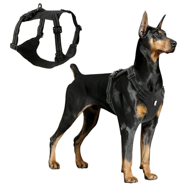Dog Harness Reflective Adjustable Mesh Lightweight Vest for Small, Medium, Large Dogs
