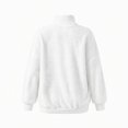 thumbnail image 5 of NominalSnug Fuzzy Fleece Sweatshirts for Women 1/4 Zip up Long Sleeve Top Loose Fit Warm Pullover Jackets with Pocket, 5 of 8