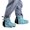 Blue-short, variant on Adjustable Leather Welding Spats Heat and Abrasion Resistant Welder Welding Boot Shoe Covers Shoe Protectors