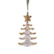 thumbnail image 2 of Adorno Colgante Navideño con Lazo de Lentejuelas | Decoración Navideña de Acrílico Transparente para Árbol | Irrompible y Reutilizable para Decoración de Fiestas En Interiores | 1 Unidad, 2 of 6