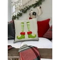 thumbnail image 2 of Awkward Styles Christmas Pillow Covers Christmas Decor Xmas Cushion Elves Shoes Decorative Pillow, 2 of 2