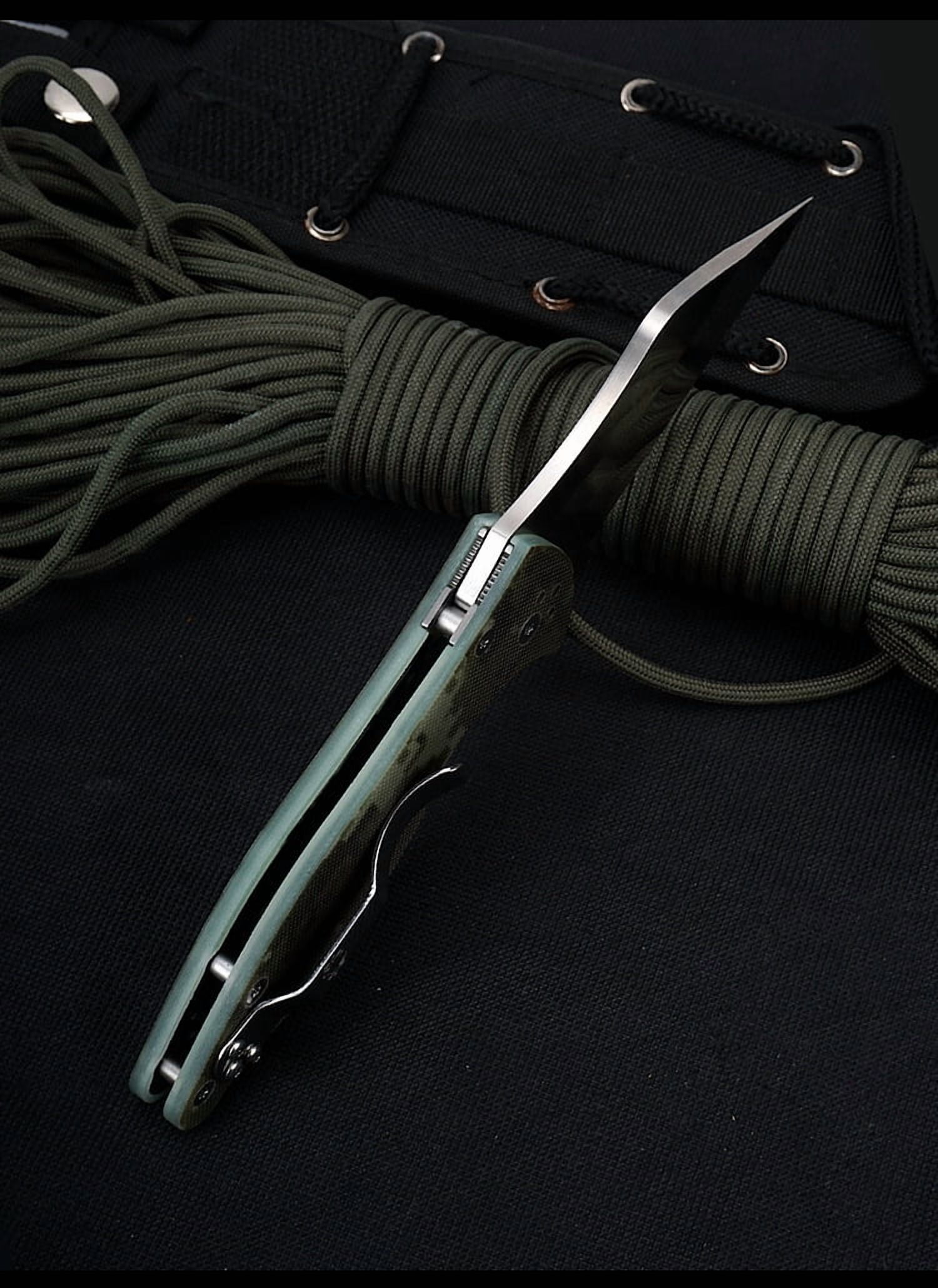 Tactical Survival Hunting Camping Pocket Folding Knife, Blade G10 Handle knives Outdoor EDC Tool
