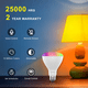 thumbnail image 3 of Bombillas Led Inteligentes Rgb Wifi Control De Voz 3pcs Xtellar multicolor, 3 of 3
