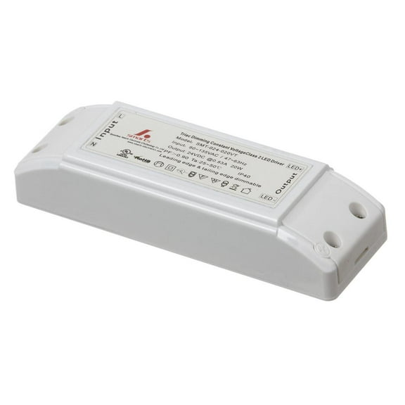 Dainolite 24V-DC 20W LED Dimmable Driver - White