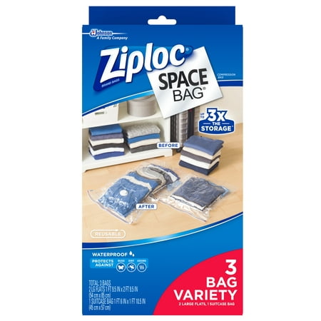 Ziploc Space Bag 3 count Variety Pack