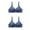 Blue, variant on SMihono Fashion Push Up Bras for Womens Strappy Full Coverage Comfortable Plus Size Wirefree Bralettes Wireless Everyday Bra Black 42