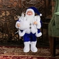 thumbnail image 6 of Noothes Santa Figurine Christmas Decoration, Christmas Gift Santa Statue Desktop Ornament - Traditional Design, Lifelike Appearance, Perfect for Home/Office/Christmas Party, Festive Holiday Gift, 6 of 7