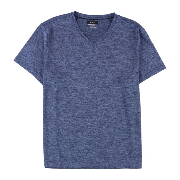 Alfani Playera básica de rendimiento para hombre, azul, extragrande