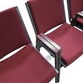 thumbnail image 5 of Flash Furniture HERCULES Series Heavy Duty Green Patterned Fabric Stack Chair, 5 of 9