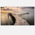 thumbnail image 2 of Carrasqueira Vieille Jetée en Bois - Impression d'Art Photo sur Toile du Bord de Mer, 2 of 3