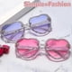 thumbnail image 2 of heart sunglasses kids girls - boys children are love heart shaped sunglasses trendy cute forage 3-10, 2 of 5