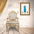 thumbnail image 3 of Millet, Karyn 13x18 Gold Ornate Wood Framed with Double Matting Museum Art Print Titled - Blue Door, 3 of 4