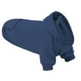 thumbnail image 3 of Gustave Dog Hoodie Sweatshirt Winter Warm Fleece Lined Dog Hooded Sweater Pullover Cold Weather Coats Clothes for for Small Medium Large Dogs Puppy Cats - Navy Blue, S, 3 of 8