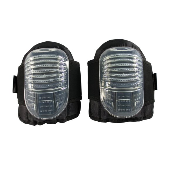 Rodilleras Pip 291-130 de gel con capuchón plano, talla grande, negras