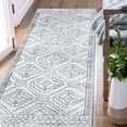 thumbnail image 1 of Rugking Hallway Rug 2X6 Area Rug Moroccan Grey Modern Geometric Mat Contemporary Soft Rug Indoor Door Mat Non Slip Carpet Kitchen Bedroom Dining Room, 1 of 6