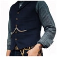thumbnail image 1 of European And Solid Color Traditional Vest Men's Casual Loose Comfortable Festival Vest Jacket, 1 of 4