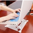 thumbnail image 2 of Z17 Ergonomic Laptop Stand for Desk Adjustable Foldable Notebook Riser Portable Aluminum Alloy Computer, 2 of 9