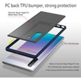 thumbnail image 4 of Case for Samsung Galaxy Note 10 Thin Shockproof Phone Case PC Back TPU Bumper [Protect from Fingerprint/Shock/Scratch/Slip] Translucent Matte Phone Cover for Samsung Galaxy Note 10-Blue, 4 of 7