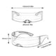 thumbnail image 2 of Gafas de sol futuristas Wdftyju para Ciclismo Y2K Halloween Cosplay, 2 of 9