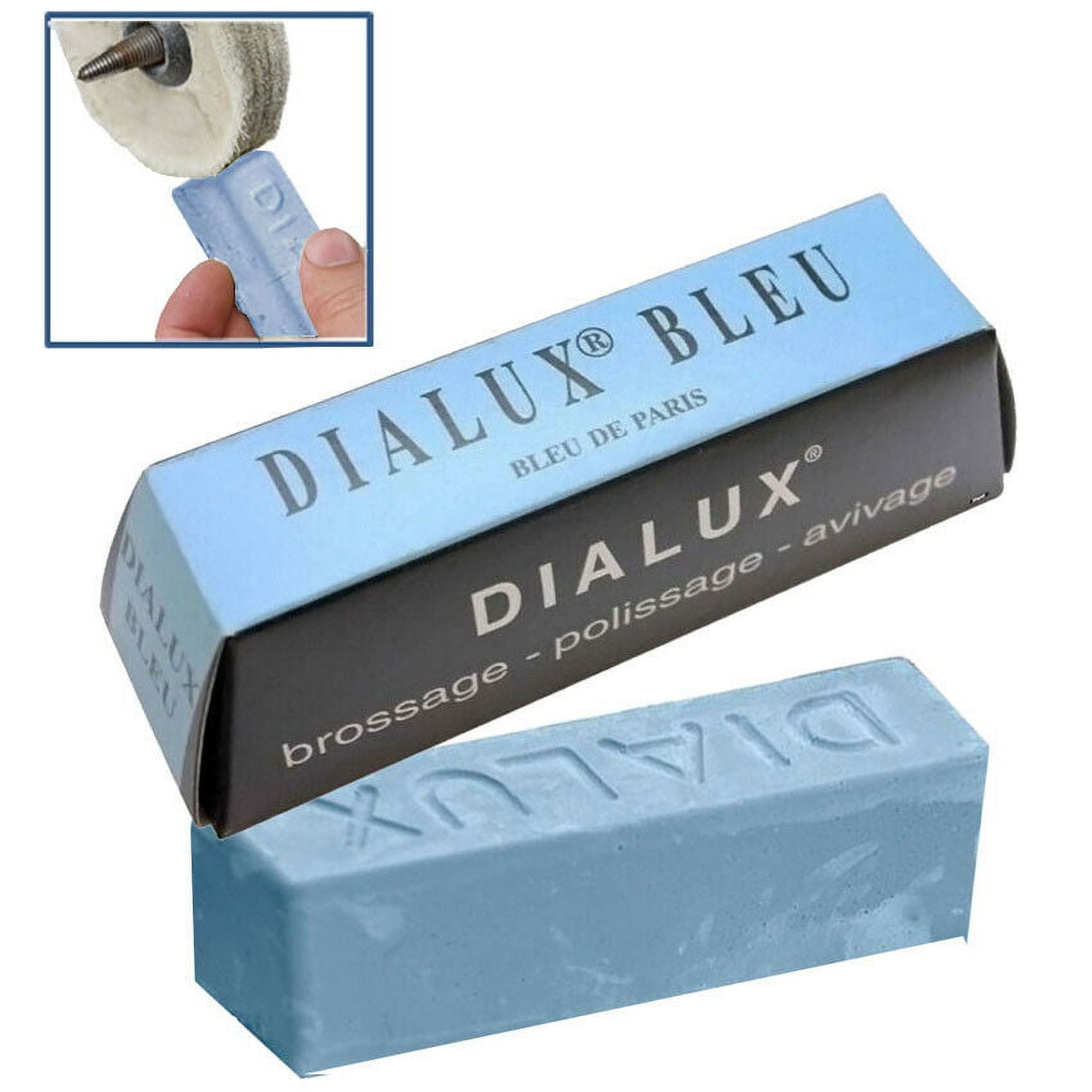 Dialux Polishing Compound 4 Bars Jewelers Rouge - Red Blue Brown Tripoli  Yellow Made in France