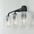 thumbnail image 7 of 3 Light Bath Vanity In Minimalist Style-9.5 Inches Tall And 24.5 Inches Wide-Matte Black Finish Capital Lighting 149931Mb-544, 7 of 7