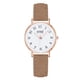 thumbnail image 2 of Reloj de cuarzo para mujer, relojes para mujer CCQ, moda popular, reloj de cuarzo informal para mujer, reloj con correa de cuero, reloj de acero inoxidable, 2 of 2