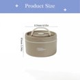 thumbnail image 3 of Food Thermos for Hot Food Thermo Food Jar for Hot Food Soup Thermo Lunch Containers Wide Mouth Vacuum Insulated Stainless Steel Leakproof Bento Box Portable Cooker for Picnic (Brown), 3 of 5