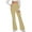 Multi-Color, variant on WIZUTIZ Gym Leggings for Women Flared Lightweight Casual Fitted Yoga Pants Spandex Elastic High Waist 7/8 Length Leggings Solid Pants for Ladies Cycling Club Brown