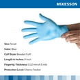 thumbnail image 2 of McKesson Confiderm 4.5C Nitrile Exam Gloves, Blue Medical Gloves - Size Small, 100 Count, 1 Box, 2 of 8