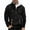 A-Black395, variant on XIAOCHA Men's Athletic Jacket Fleece Stand Collar Retro Zipper Top Fall Winter Warm Outdoor Hiking Sweatshirts