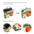 thumbnail image 3 of Peach Coin Purse, Kiss Lock Coin Purse, Large Capacity Coin Pouch, Change Purse Cute Car Coin Holder for Women, 3 of 7