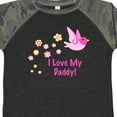 thumbnail image 4 of Inktastic I Love My Daddy Girls Toddler T-Shirt, 4 of 5