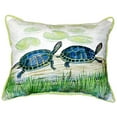 thumbnail image 2 of Betsy Drake SN045 11 x 14 in. Two Turtles Small Indoor & Outdoor Pillow, 2 of 4