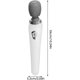thumbnail image 5 of Portable Electric Massage Stick Full Body Handheld Massager with 5 Speed Levels Lightweight Ergonomic Portable Travel Massager White 26s, 5 of 5