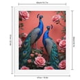 thumbnail image 2 of Paint By Numbers Kit for Adults Beginner - DIY Peacocks Roses Elegant Display Canvas Painting Kits for Adults, Frameless Paint By Number for Adults for Home Wall Decor 16x20 Inch, 2 of 7
