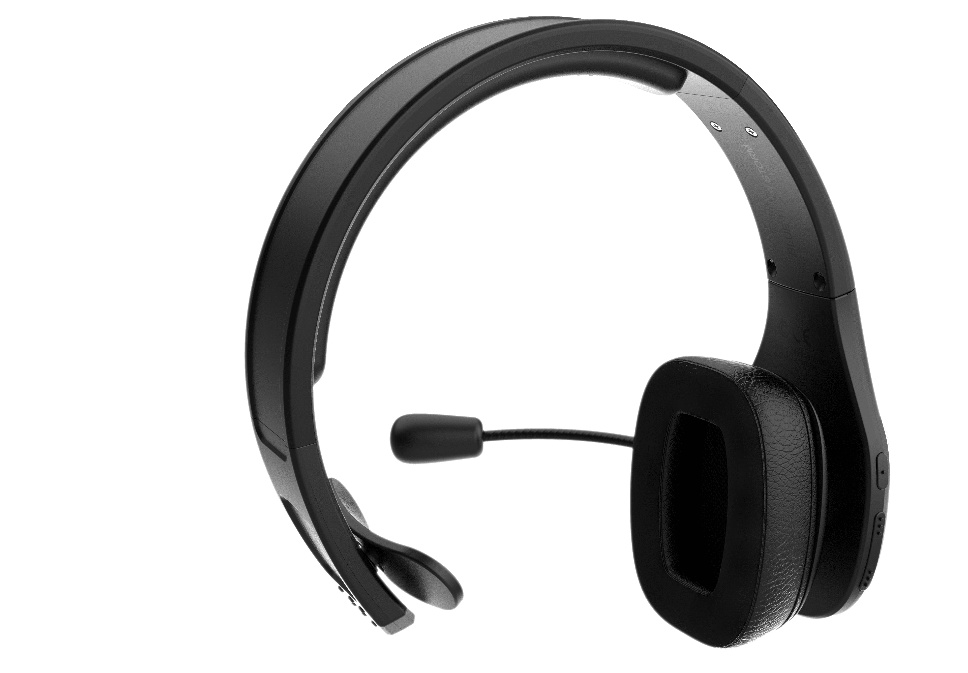 Blue Tiger Storm in Black Wireless Bluetooth Headset
