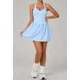 thumbnail image 2 of SKQIT Womens Tennis Dress Built in Bra and Shorts Athletic Dress Golf Outfits Workout, 2 of 7
