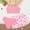 Z33-Pink, variant on FUZHIQ 3 Piece Swimsuit for Girls Solid Color Bikini Suit Teen Girls Swimwear Sport with Cover Up Skirt,14-16 Years