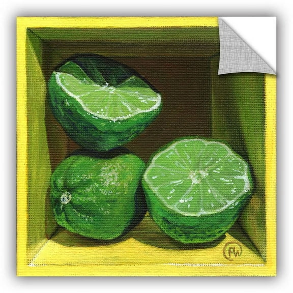 ArtAppealz Paige Wallis "Lime" Removable Wall Art