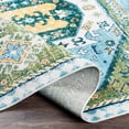thumbnail image 4 of Floransa Machine Woven Area Rug - Dark Green - 6'7" x 9', 4 of 5