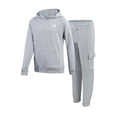 thumbnail image 1 of Sudadera con capucha y pantalones de forro polar New Balance para niñas, 2 piezas, 10-12, 1 of 7
