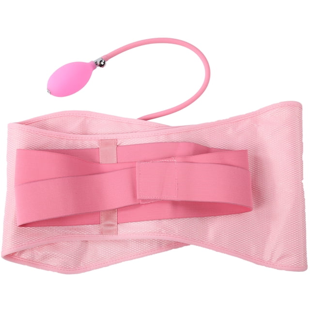 Postpartum Recovery Brace, Reduce Hip Pain Inflatable Postpartum Belt, 3D Air Pocket Tightens For Daily Use Pink